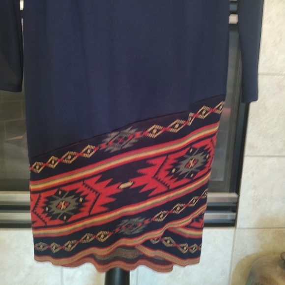 Boston Proper Size 6 Navy Blue Long Sleeve Dress! - Picture 3 of 8